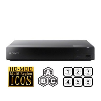 LECTEUR DVD BLU-RAY Multiregion Sony BDP-S360 FULL HD USB HDMI